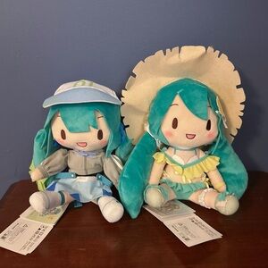Hatsune Miku Plush RARE SET Fuwapuchi Conceptual Series Volume 2 - Outdoor Sport